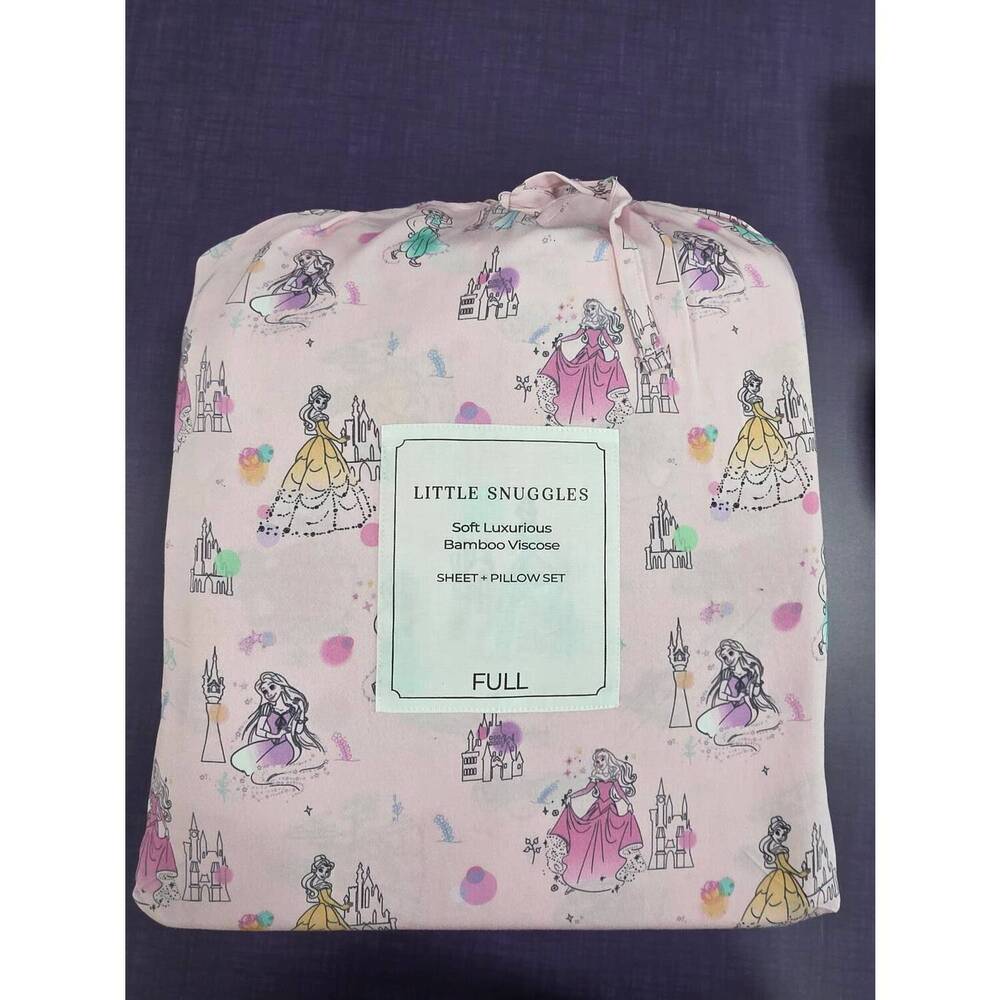 NEW CHARLIES PROJECT princess full sheet set in pink